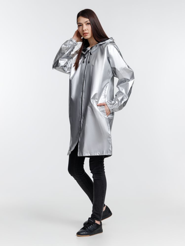 Дождевик Palladio Pockets, серебристый / Миниатюра модельного (1000)