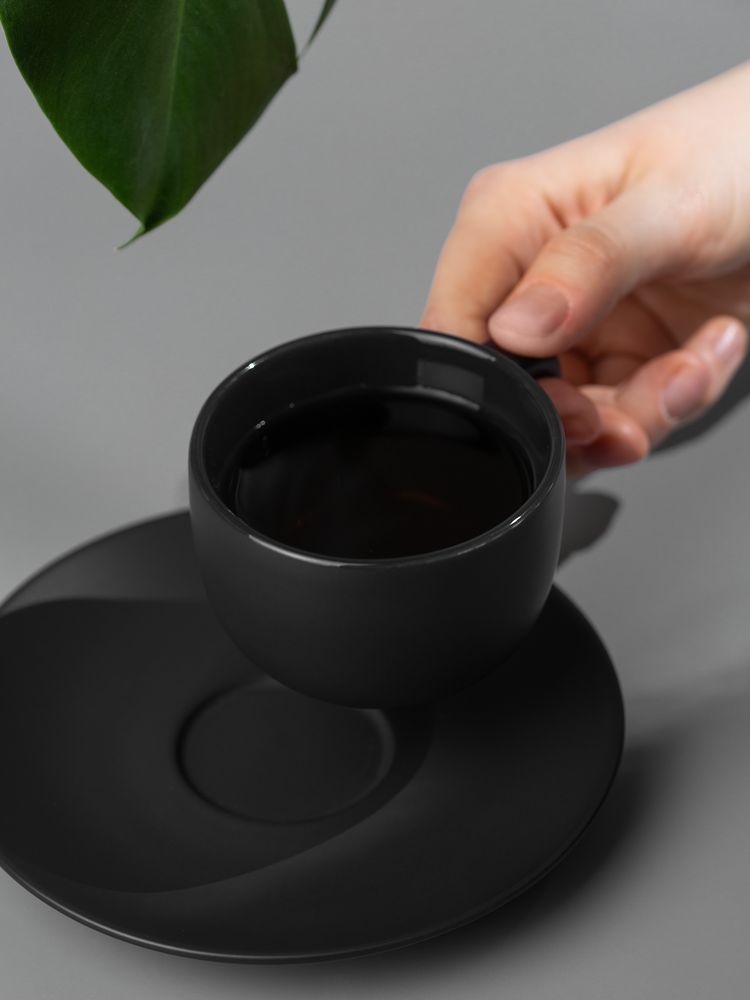 Чайная пара Stansa, черная / Миниатюра имиджевого (1000)