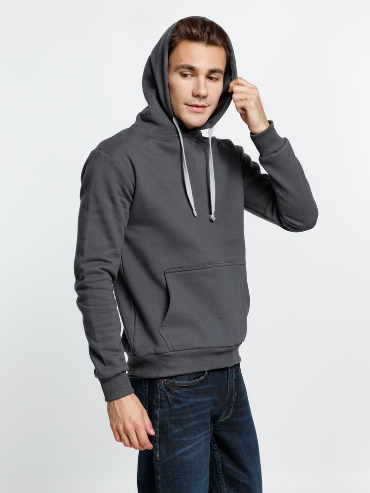 Толстовка с капюшоном Kirenga Heavy, темно-серая (графит) / Миниатюра модельного (1000)