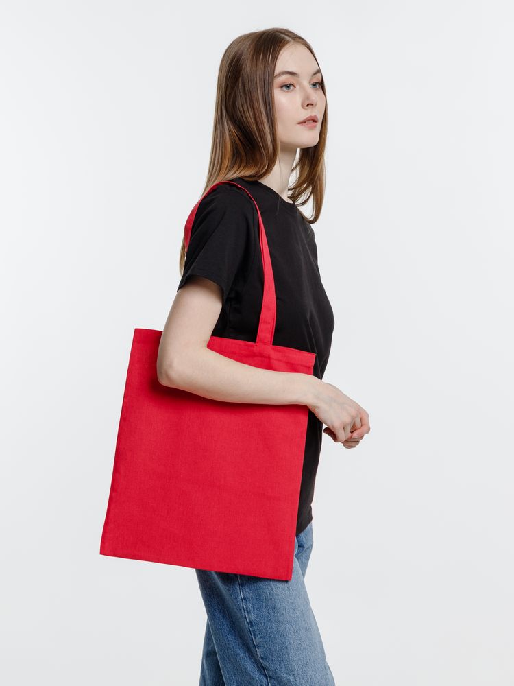 Холщовая сумка Neat 140, красная / Миниатюра модельного (1000)