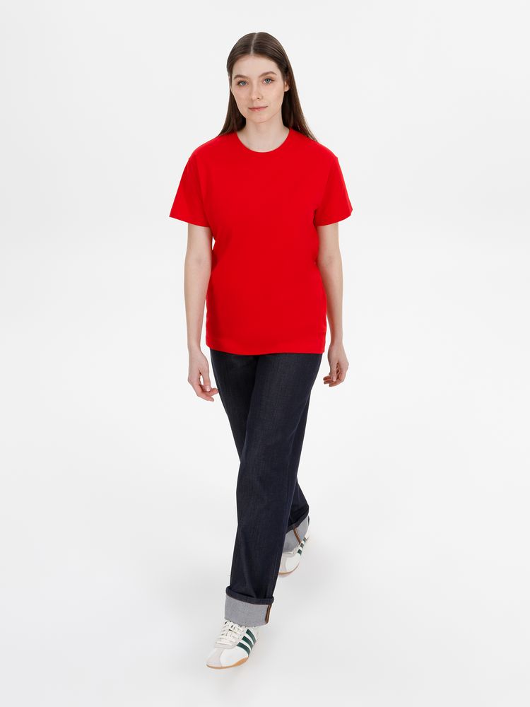 Футболка унисекс T-Bolka 180, красная / Миниатюра модельного (1000)