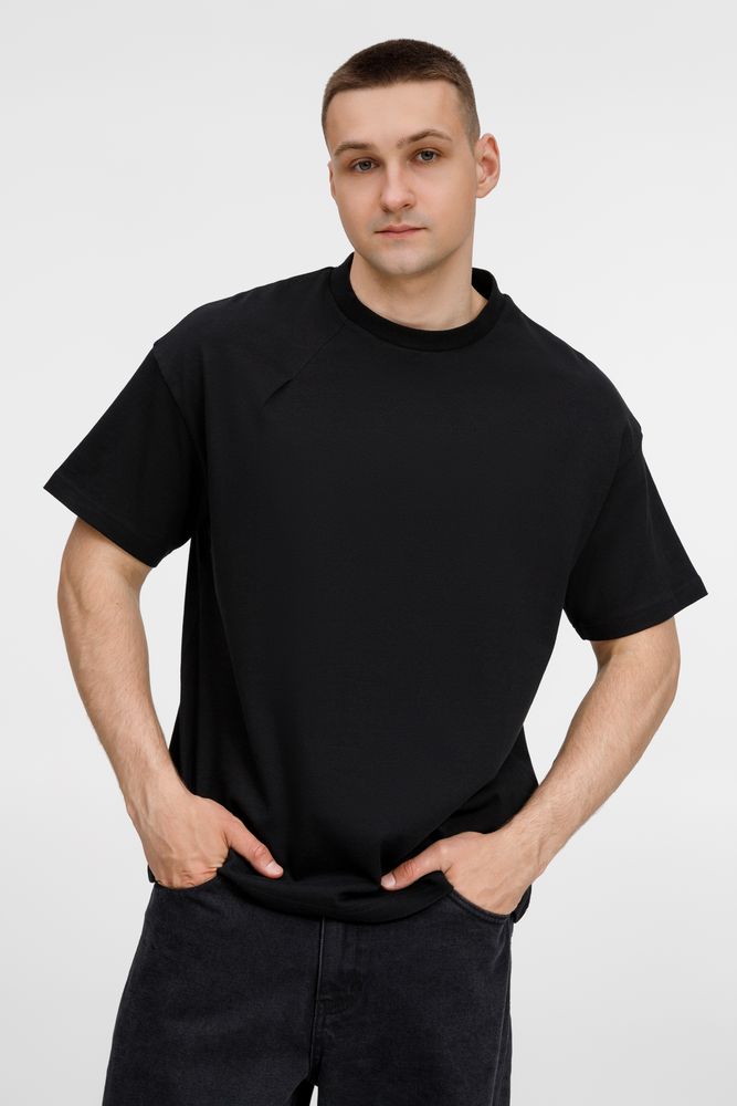 Футболка оверсайз унисекс Sinkopa, черная / Миниатюра модельного (1000)