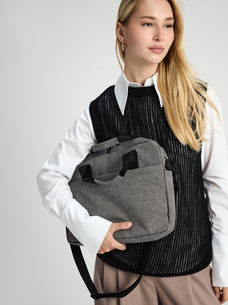 Сумка для ноутбука Delegate, серая / Миниатюра модельного (1000)