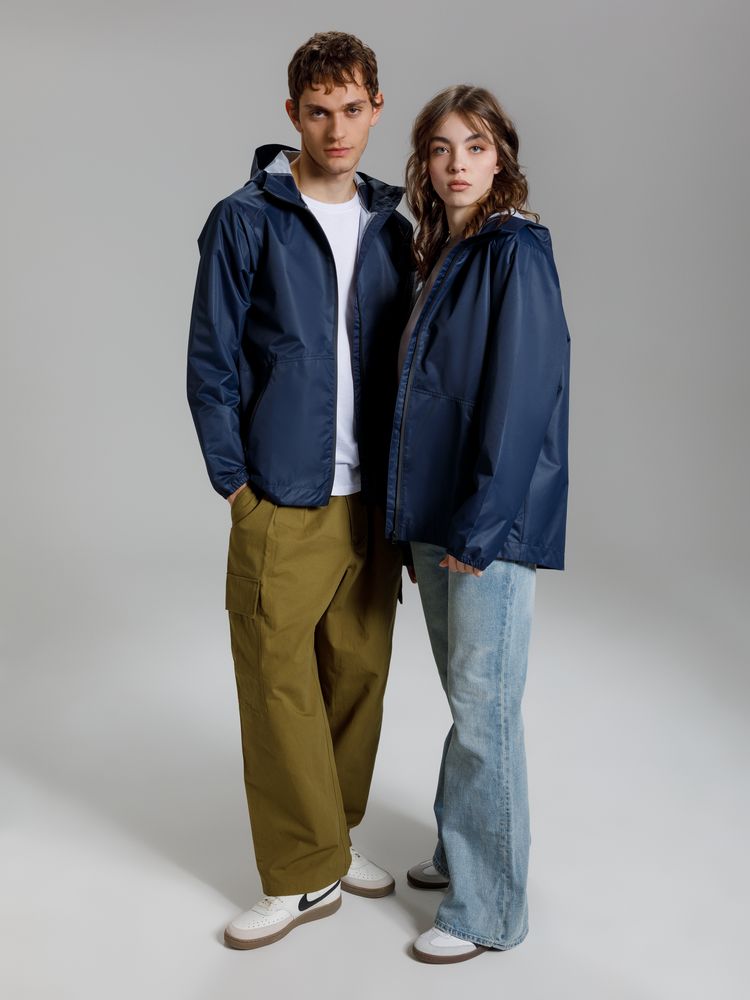 Куртка унисекс Nordvind DWR, темно-синяя / Миниатюра модельного (1000)