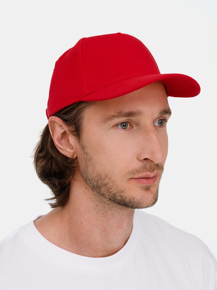 Бейсболка Long Beach, красная / Миниатюра модельного (1000)