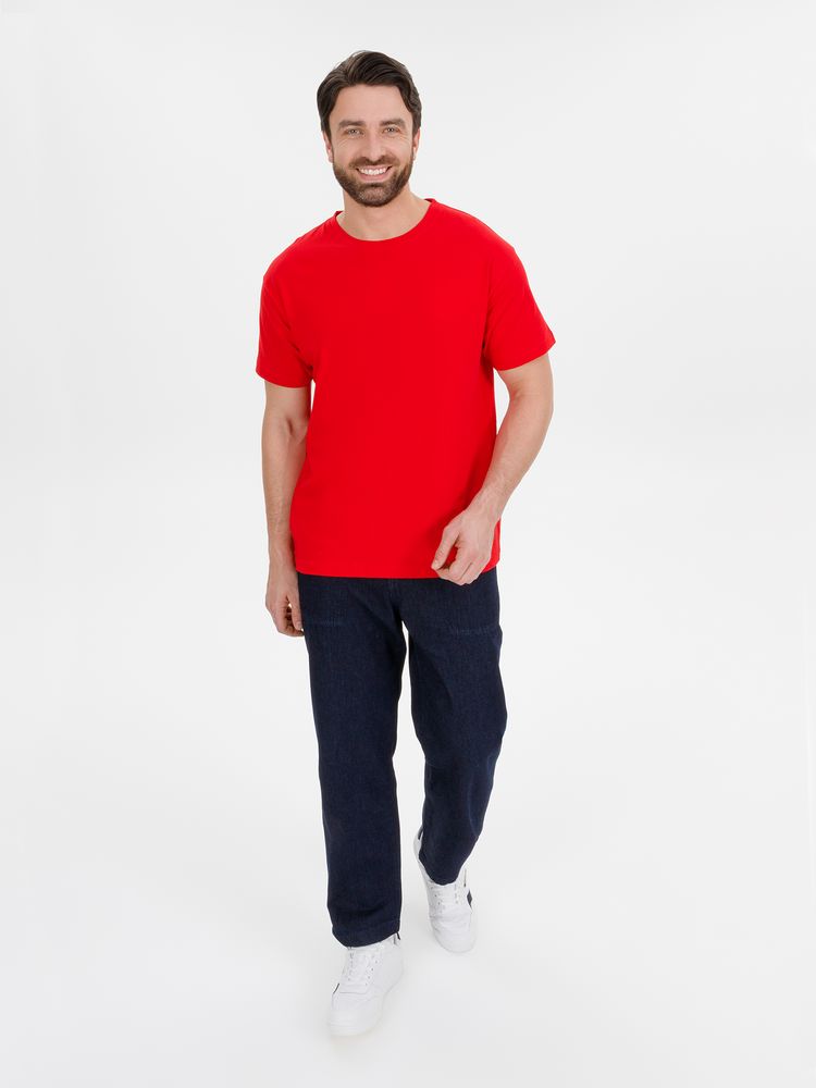 Футболка унисекс T-Bolka 180, красная / Миниатюра модельного (1000)