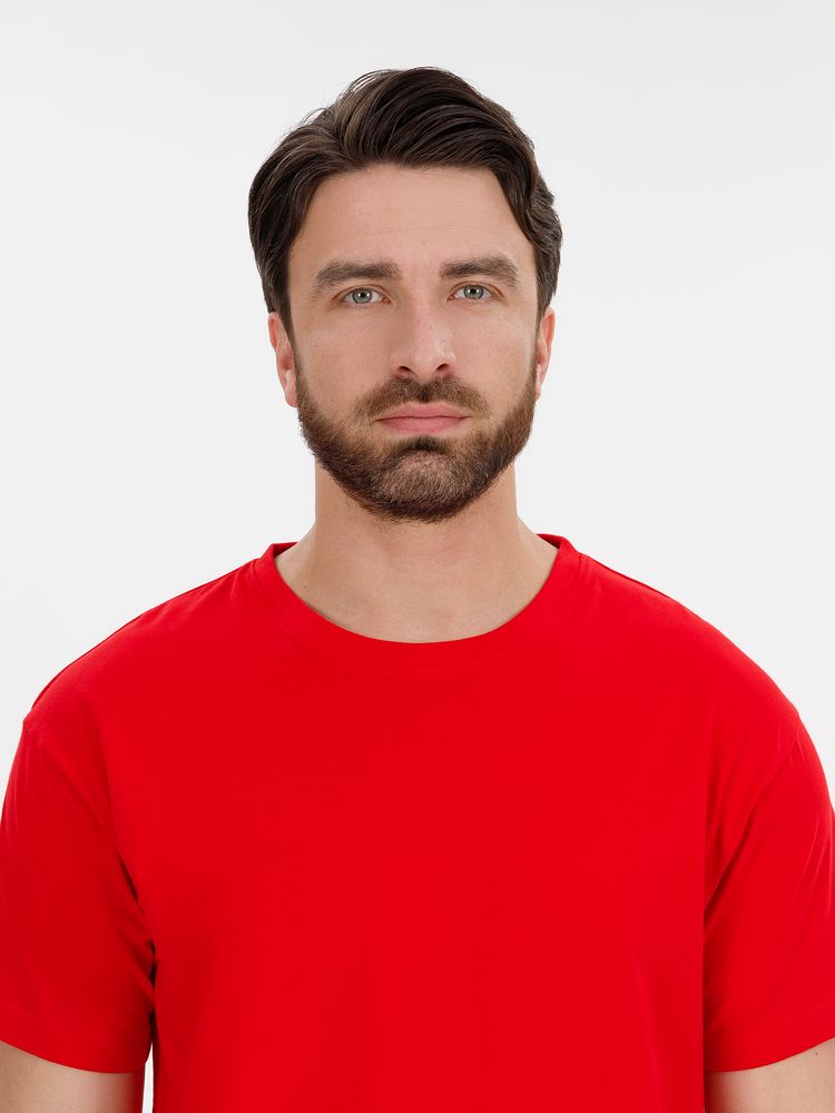 Футболка унисекс T-Bolka 180, красная / Миниатюра модельного (1000)