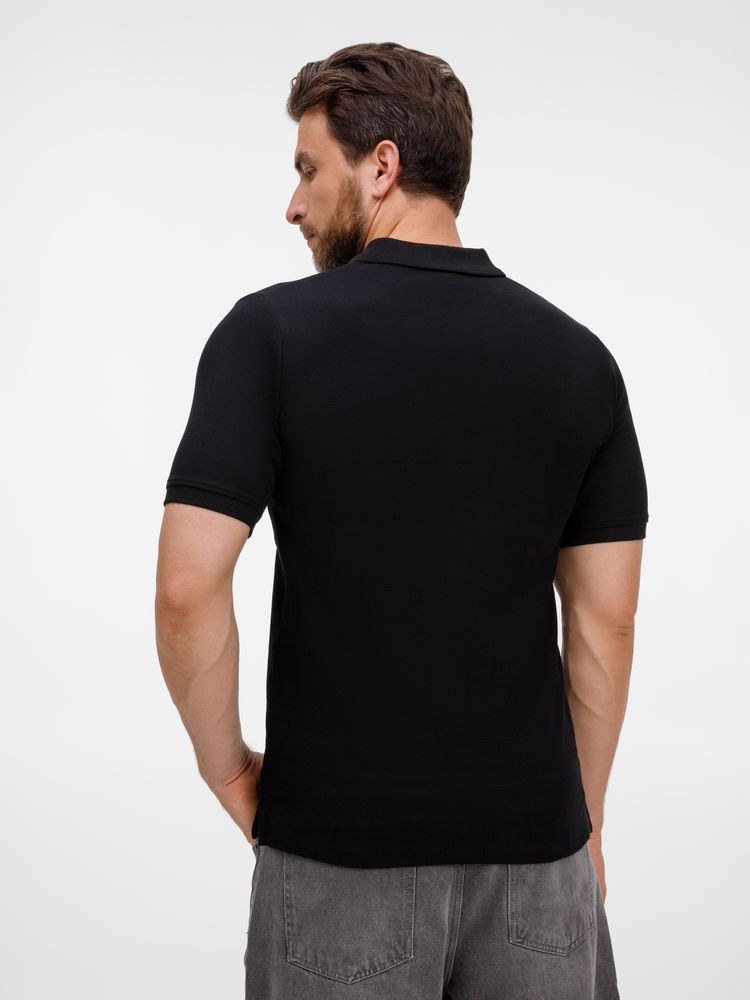 Рубашка поло унисекс Upswing, черная / Миниатюра модельного (1000)