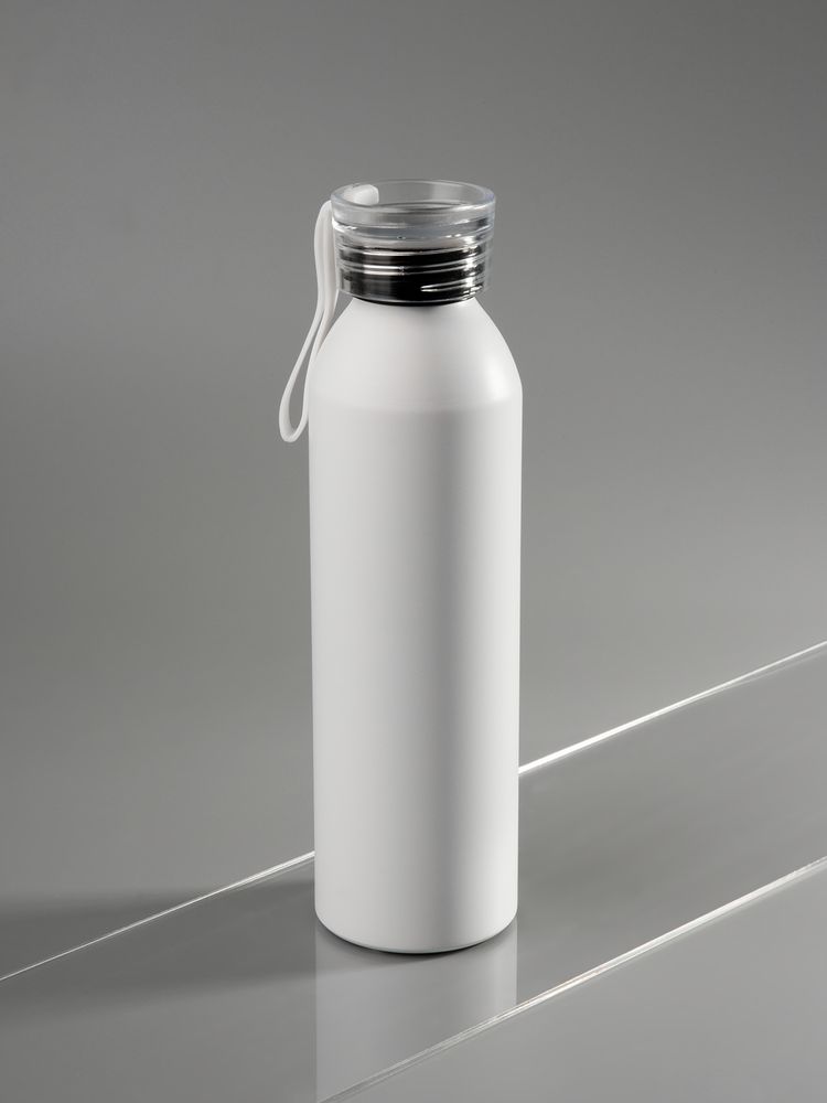 Бутылка для воды Brooke, матовая белая / Миниатюра имиджевого (1000)