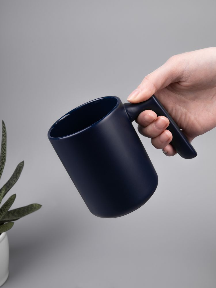 Кружка Visari, темно-синяя / Миниатюра имиджевого (1000)