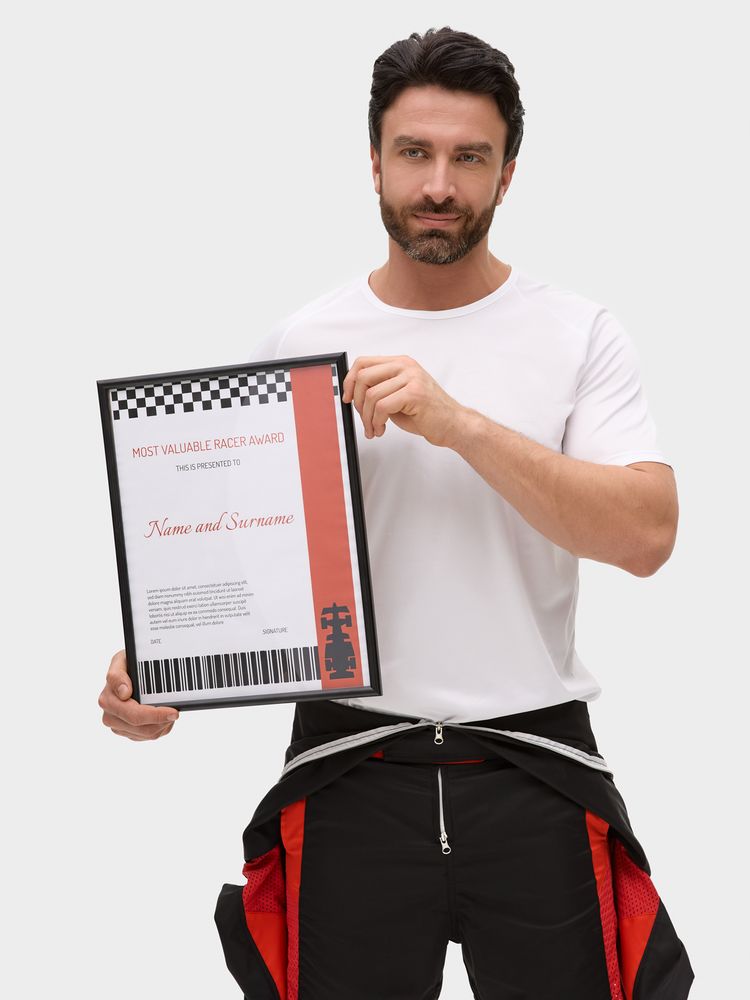 Рамка Formenta, черная / Миниатюра модельного (1000)