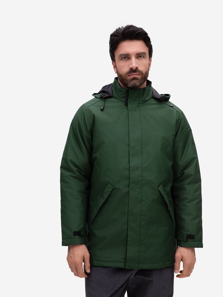 Куртка на стеганой подкладке Robyn, темно-зеленая / Миниатюра модельного (1000)