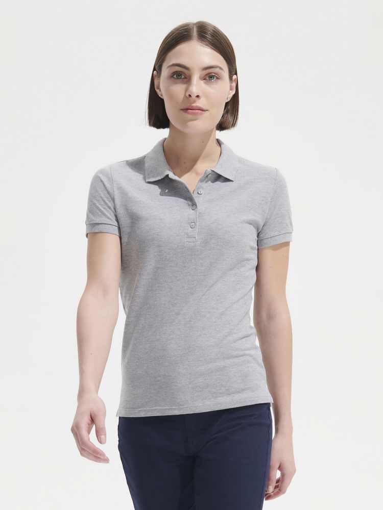 Рубашка поло женская People 210, ярко-зеленая / Миниатюра имиджевого (1000)