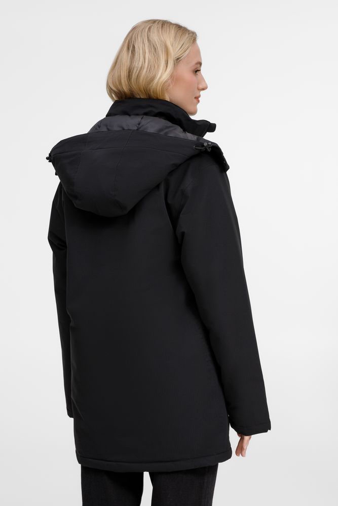 Куртка-парка унисекс Sfera, черная / Миниатюра модельного (1000)