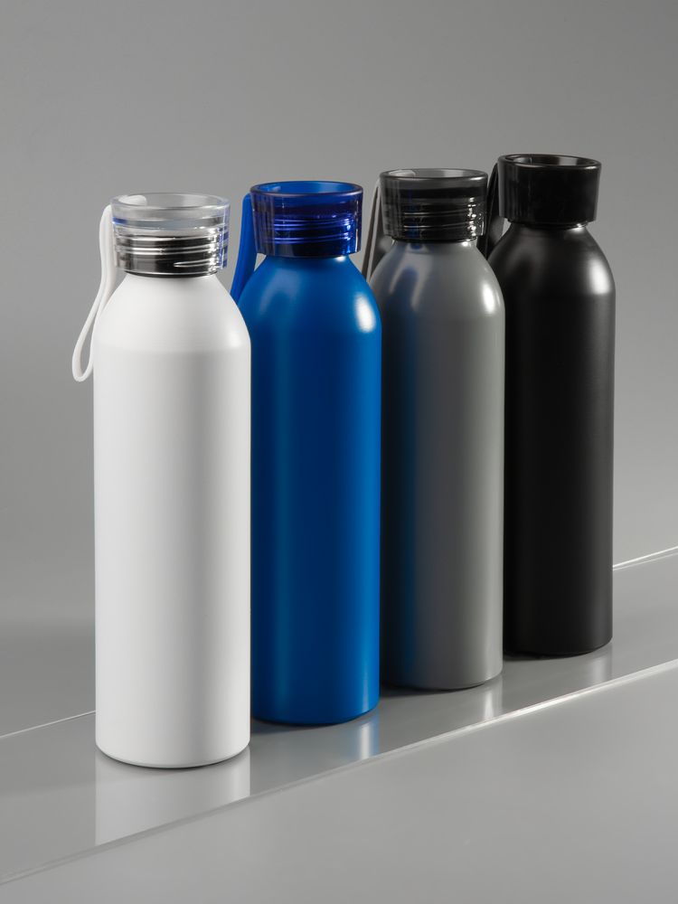 Бутылка для воды Brooke, матовая белая / Миниатюра имиджевого (1000)