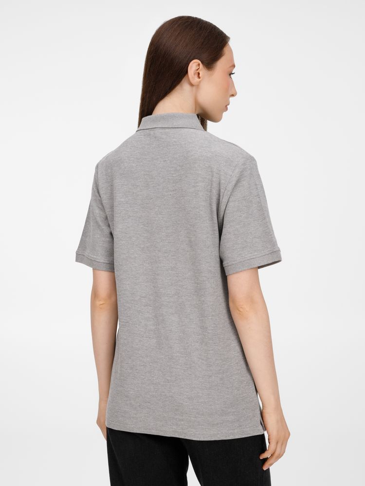 Рубашка поло унисекс Upswing, серый меланж / Миниатюра модельного (1000)