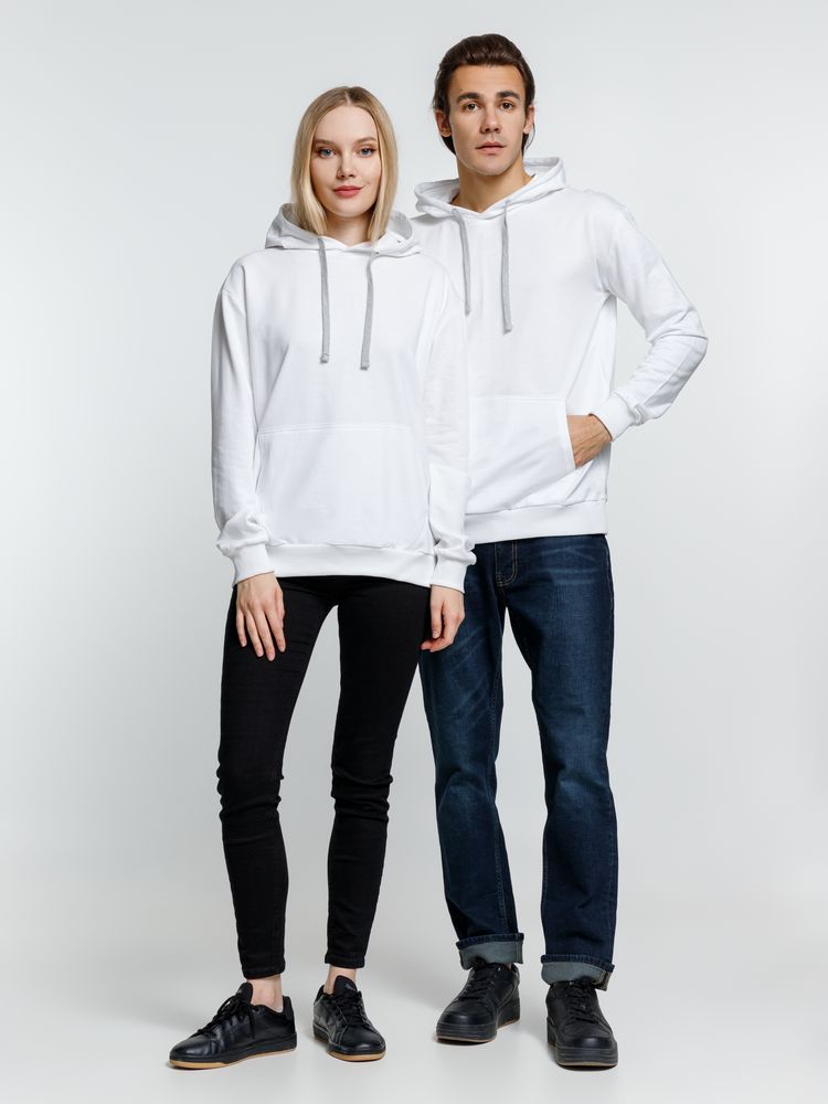 Толстовка с капюшоном Kirenga, белая (белоснежная) / Миниатюра модельного (1000)