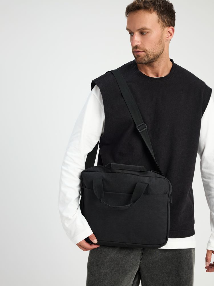 Сумка для ноутбука Delegate, черная / Миниатюра модельного (1000)