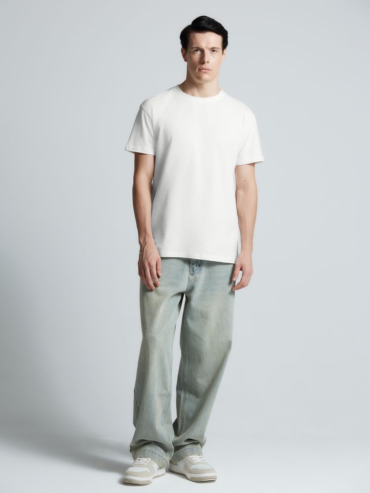 Футболка унисекс T-Bolka 160, белая (белоснежная) / Миниатюра модельного (1000)