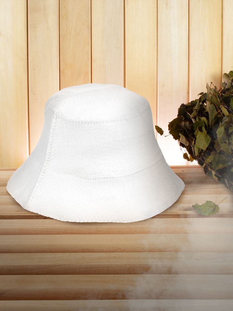 Банная шапка Panam, белая / Миниатюра имиджевого (1000)