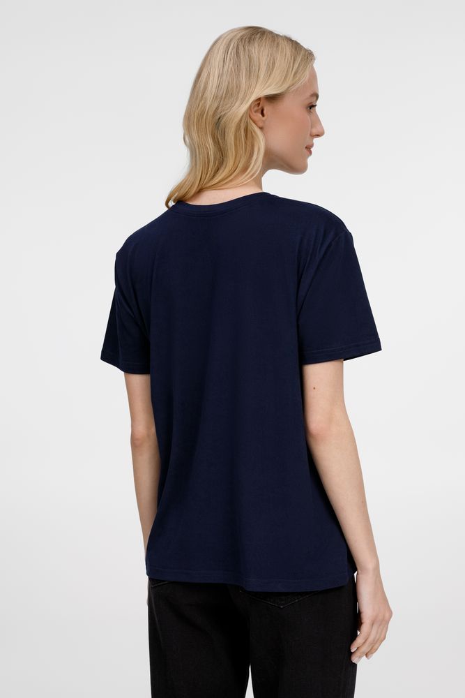 Футболка унисекс Senti, темно-синяя / Миниатюра модельного (1000)