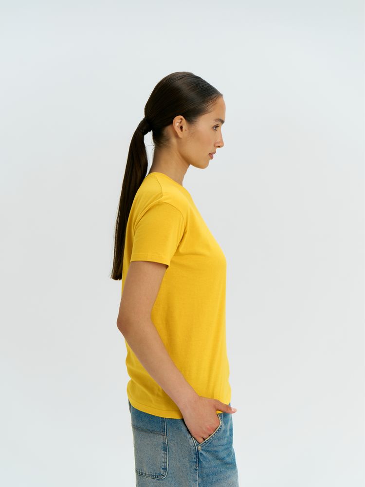 Футболка унисекс Regent 150, желтая / Миниатюра модельного (1000)