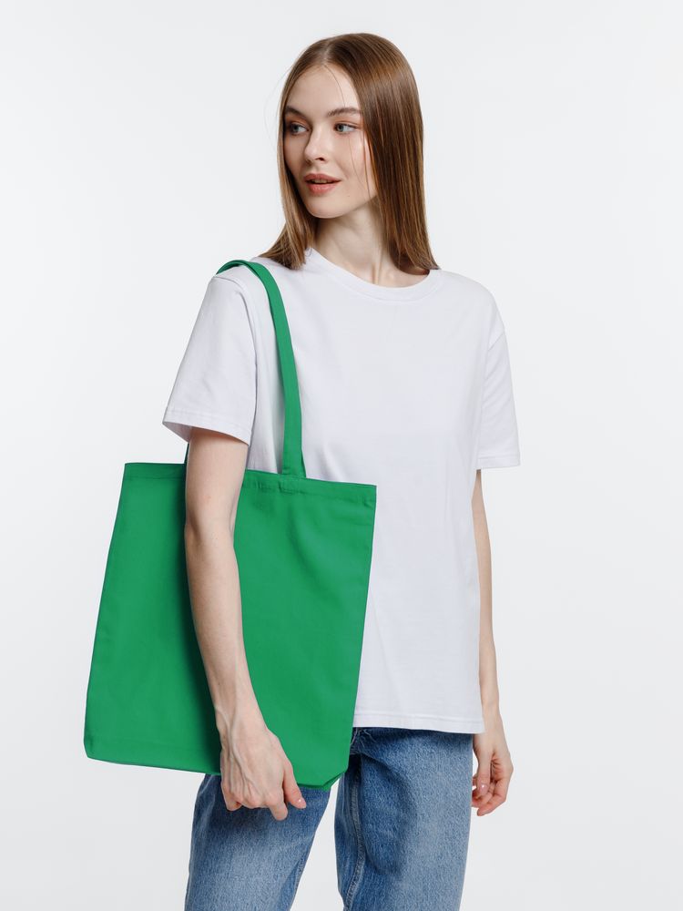 Холщовая сумка Strong 210, зеленая / Миниатюра модельного (1000)