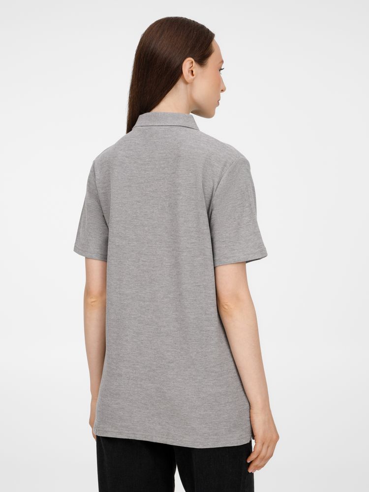 Рубашка поло унисекс Tervise, серый меланж / Миниатюра модельного (1000)