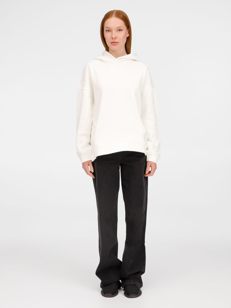 Худи оверсайз унисекс Tolla, молочное / Миниатюра модельного (1000)