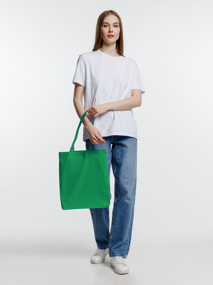 Холщовая сумка Strong 210, зеленая / Миниатюра модельного (1000)