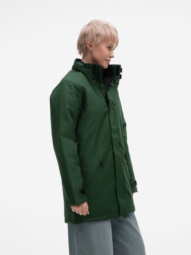 Куртка на стеганой подкладке Robyn, темно-зеленая / Миниатюра модельного (1000)