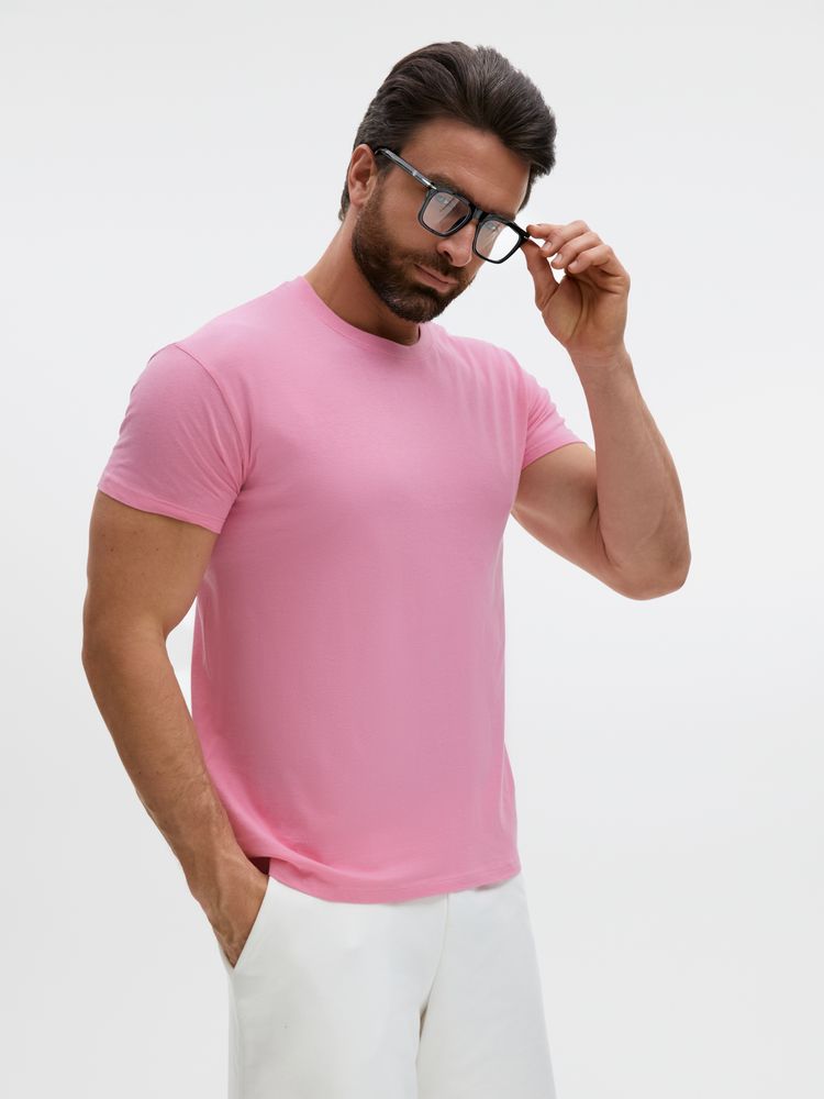 Футболка унисекс Regent 150, розовая орхидея / Миниатюра модельного (1000)