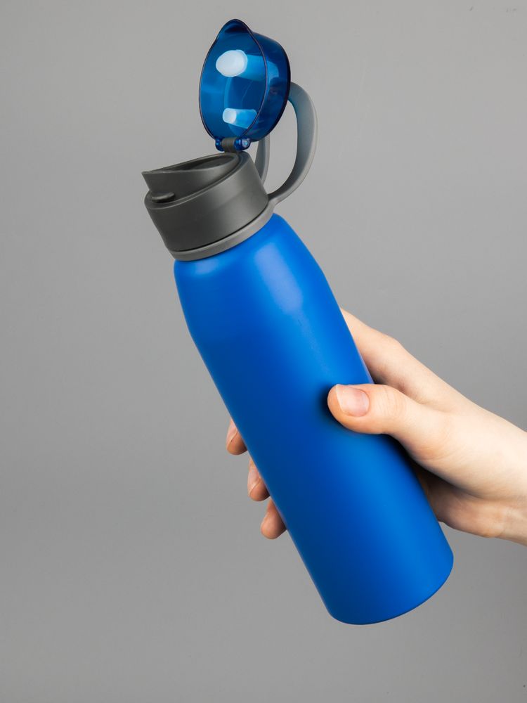 Бутылка для воды Billy Gym, матовая синяя / Миниатюра имиджевого (1000)