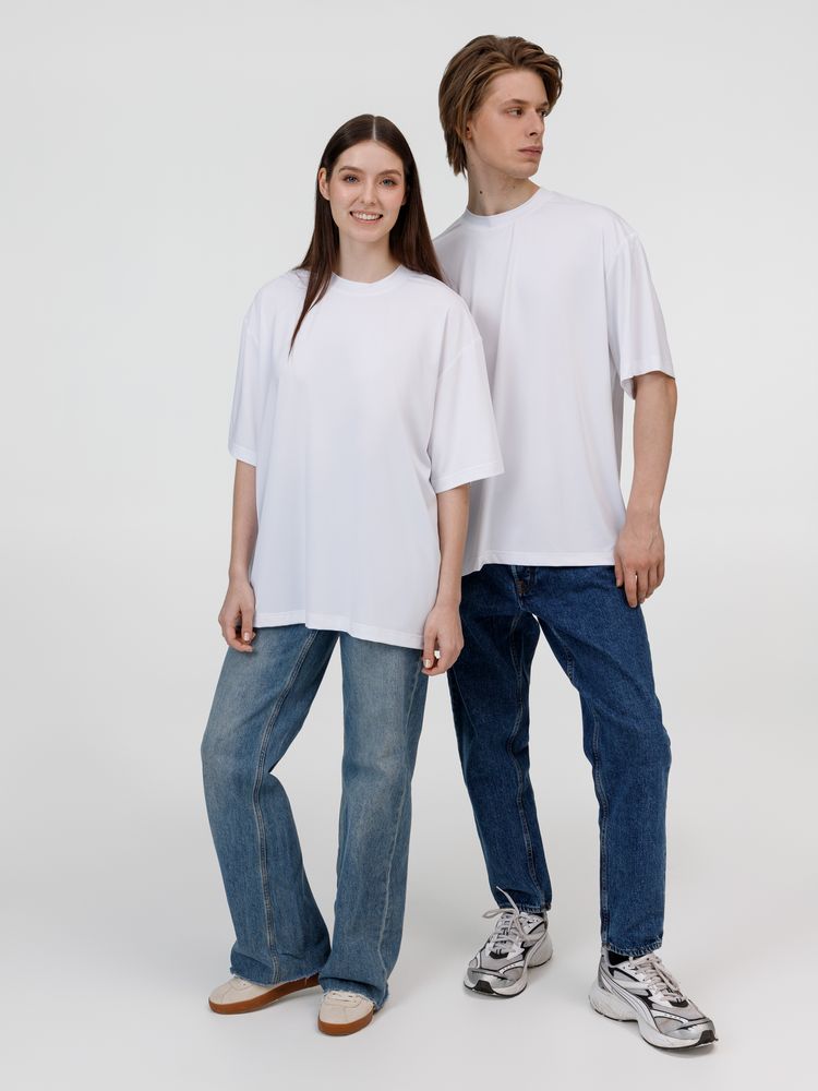 Футболка из бифлекса Morfiss, белая / Миниатюра модельного (1000)