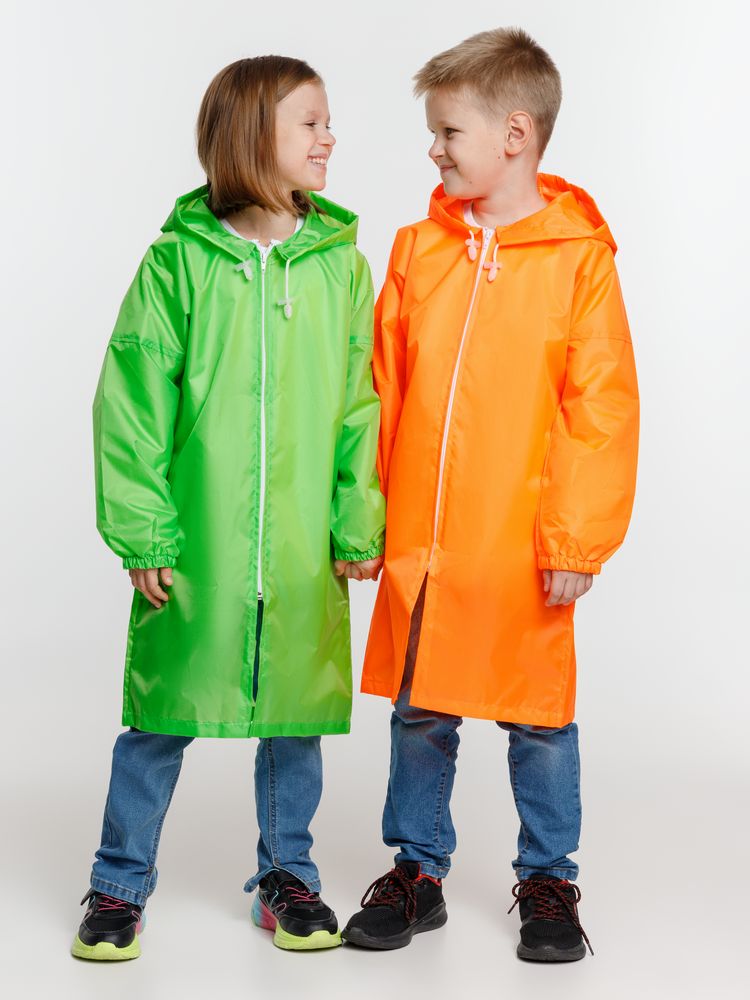 Дождевик детский Rainman Kids, оранжевый неон / Миниатюра модельного (1000)