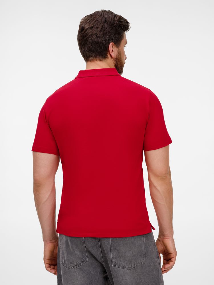 Рубашка поло унисекс Tervise, красная / Миниатюра модельного (1000)