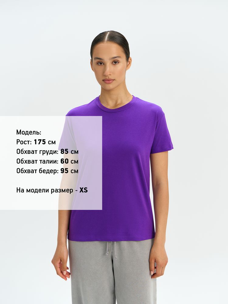 Футболка унисекс Regent 150, темно-фиолетовая / Миниатюра модельного (1000)