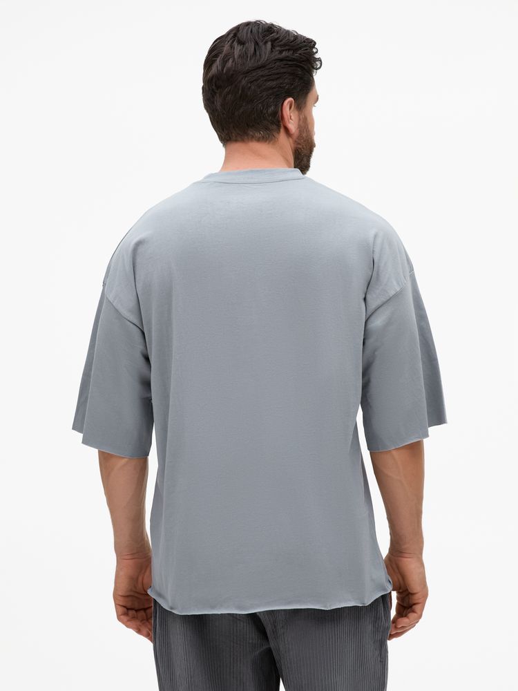 Футболка унисекс T1, серая / Миниатюра модельного (1000)