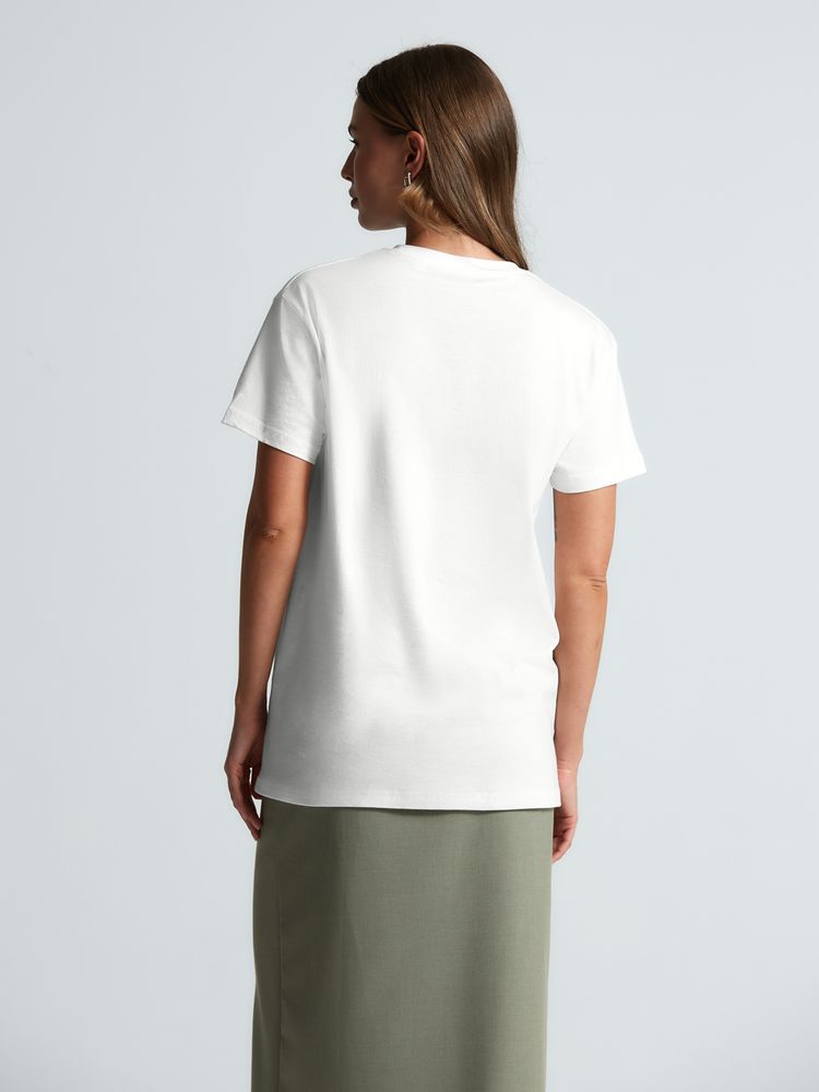 Футболка унисекс T-Bolka 160, белая (белоснежная) / Миниатюра модельного (1000)