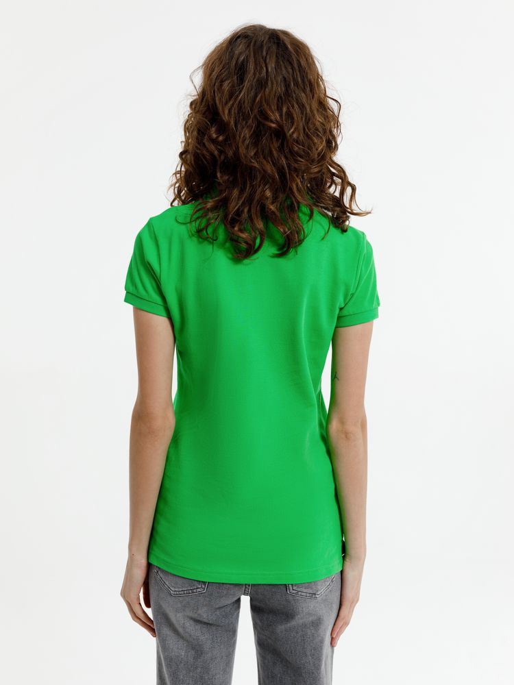 Рубашка поло женская Virma Premium Lady, зеленое яблоко / Миниатюра модельного (1000)