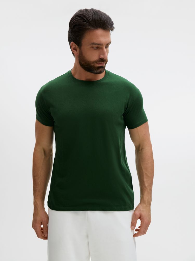 Футболка унисекс Regent 150, темно-зеленая / Миниатюра модельного (1000)