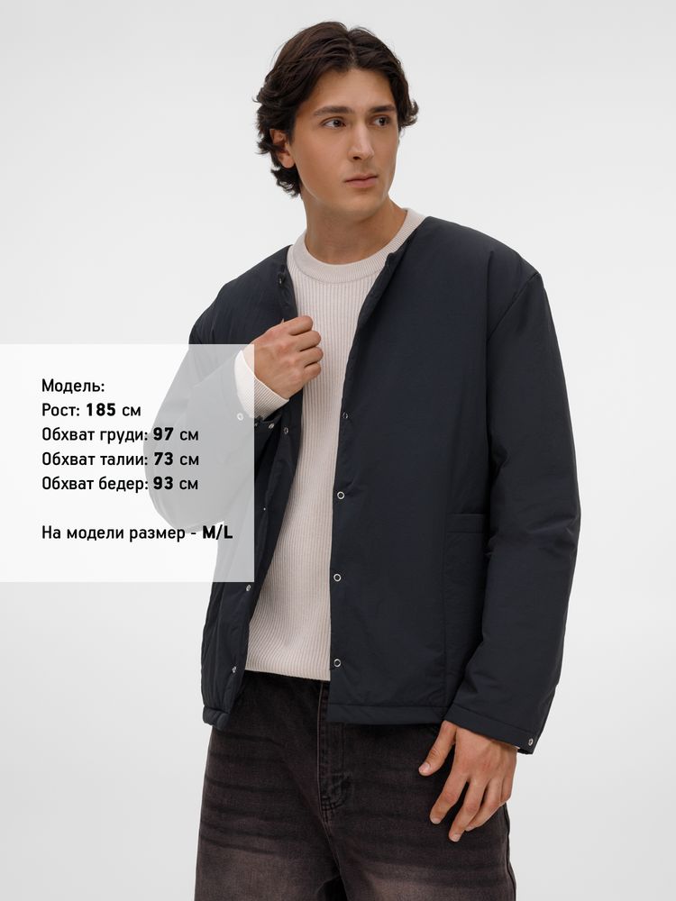 Куртка унисекс Veter, черная / Миниатюра модельного (1000)