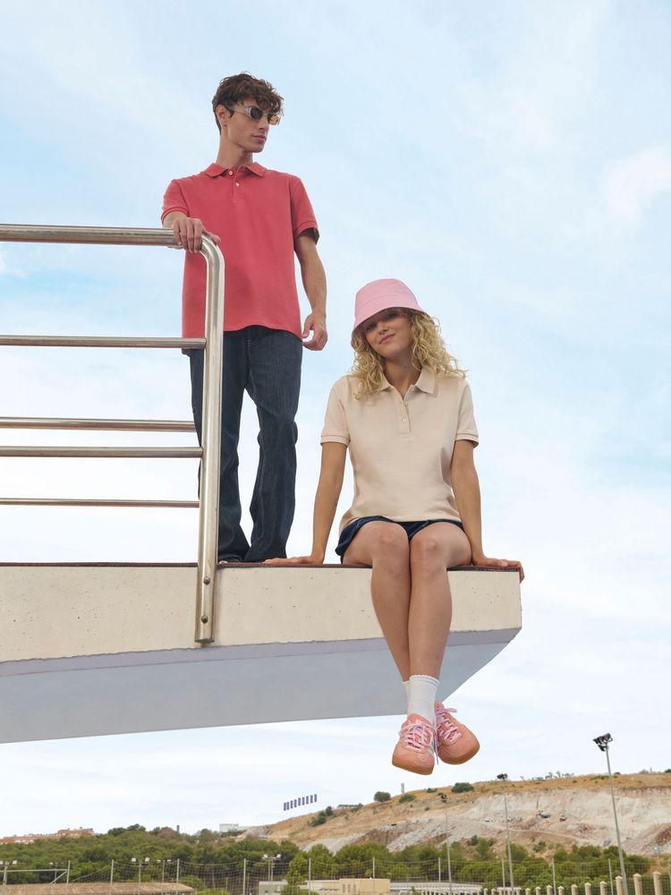 Рубашка поло женская Pacific Women, красная / Миниатюра модельного (1000)