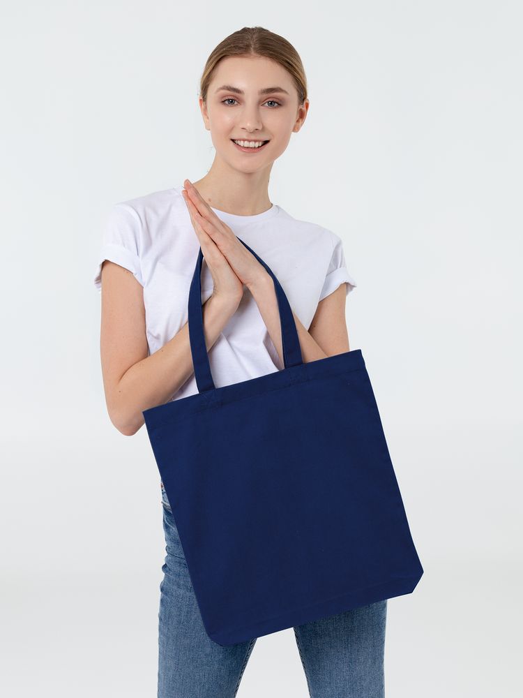 Холщовая сумка Avoska, темно-синяя (navy) / Миниатюра модельного (1000)
