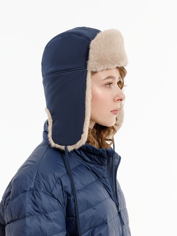 Шапка-ушанка Wasa, темно-синяя / Миниатюра модельного (1000)