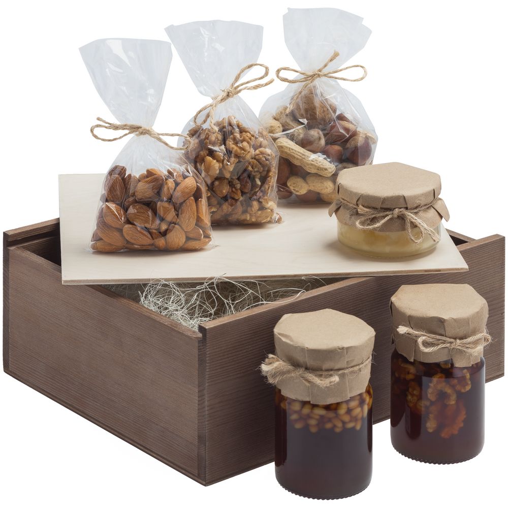 Деревянный ящик Timber, большой, неокрашенный / Миниатюра WWW (1000)