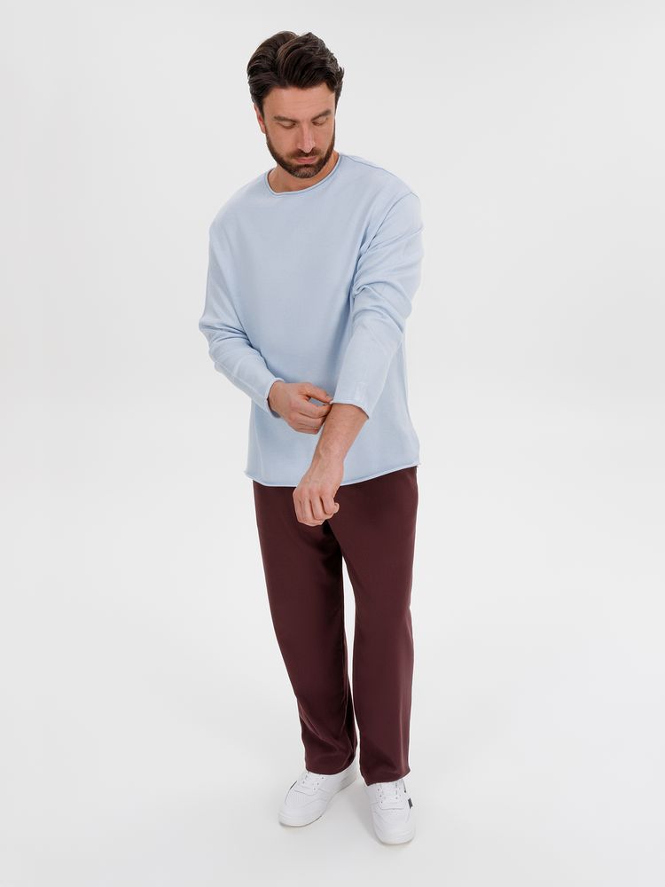 Лонгслив унисекс Siluetti Fuori, светло-голубой / Миниатюра WWW (1000)