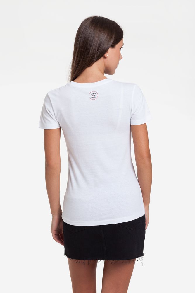 Футболка женская «Самая особенная», белая / Миниатюра WWW (1000)