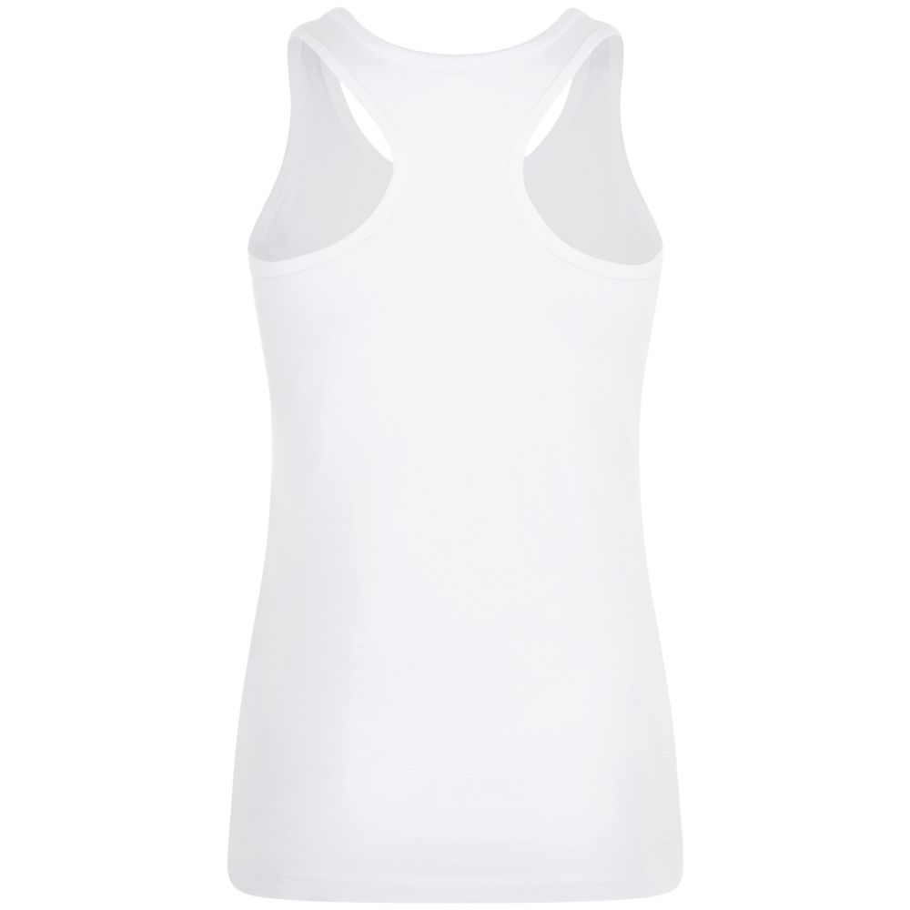 Майка женская Justin Women, белая / Миниатюра WWW (1000)