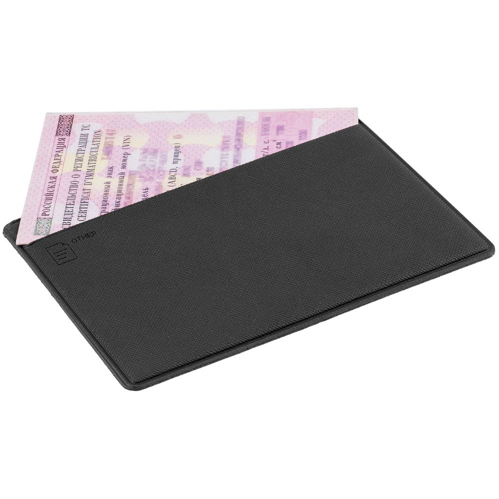 Обложка для автодокументов Devon Light, черная / Миниатюра WWW (1000)